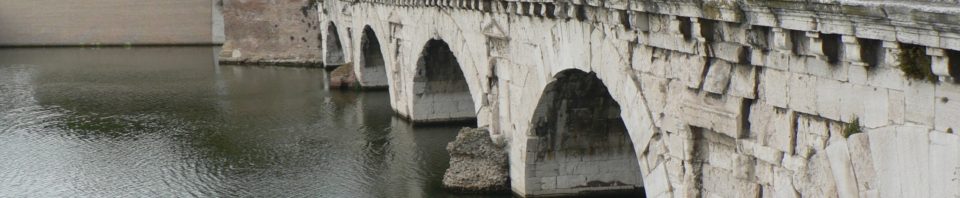 Tiberiův most - římský a stále funkční